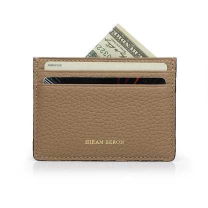 Monogram Pebble Leather Card Holder Wallet – Women & Men