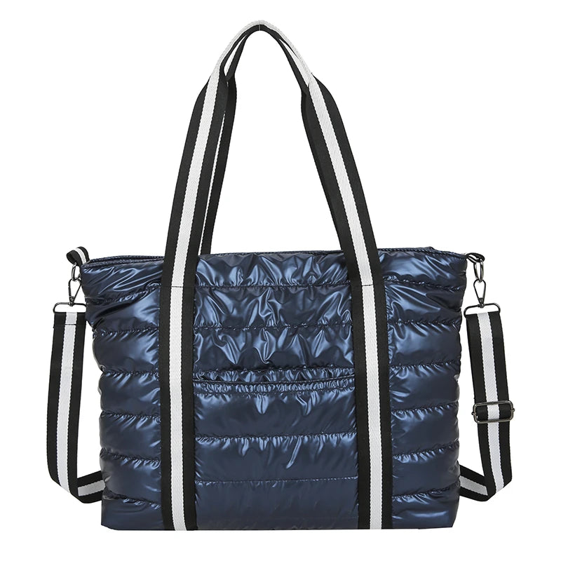 New Big Shoulder Bags Space Cotton Padded Handbags Woman Large Capacity Tote Bags Ladies Shopper Bolsa Feminina