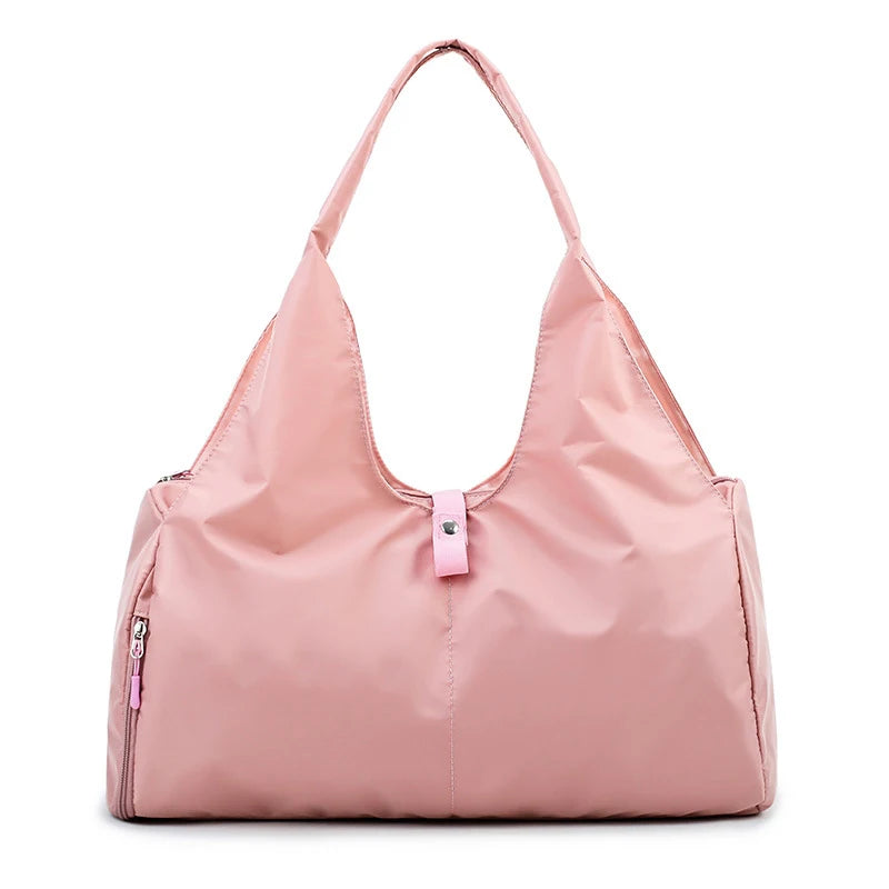 Nylon Sports Tote Bag – Gym & Travel Handbag for Women