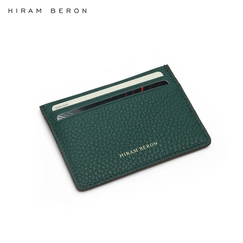 Monogram Pebble Leather Card Holder Wallet – Women & Men