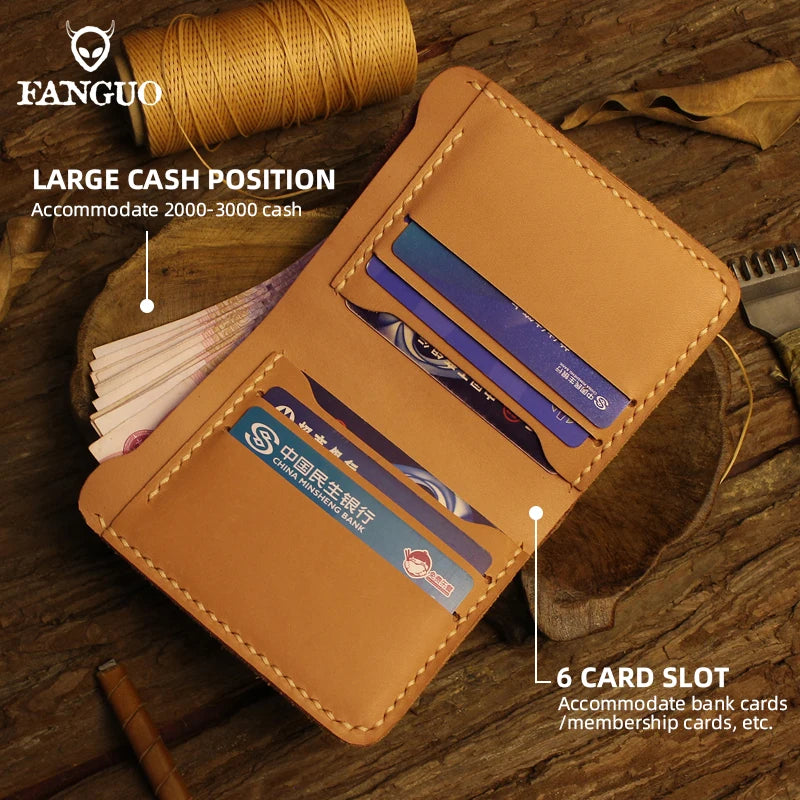 Crocodile Pattern Genuine Leather Wallet for Men