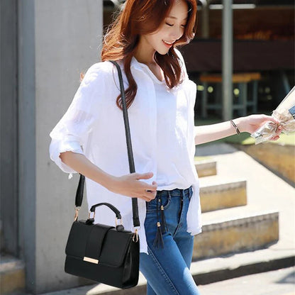 Crossbody Bag for Women – Leather Flap Sling Shoulder Handbag