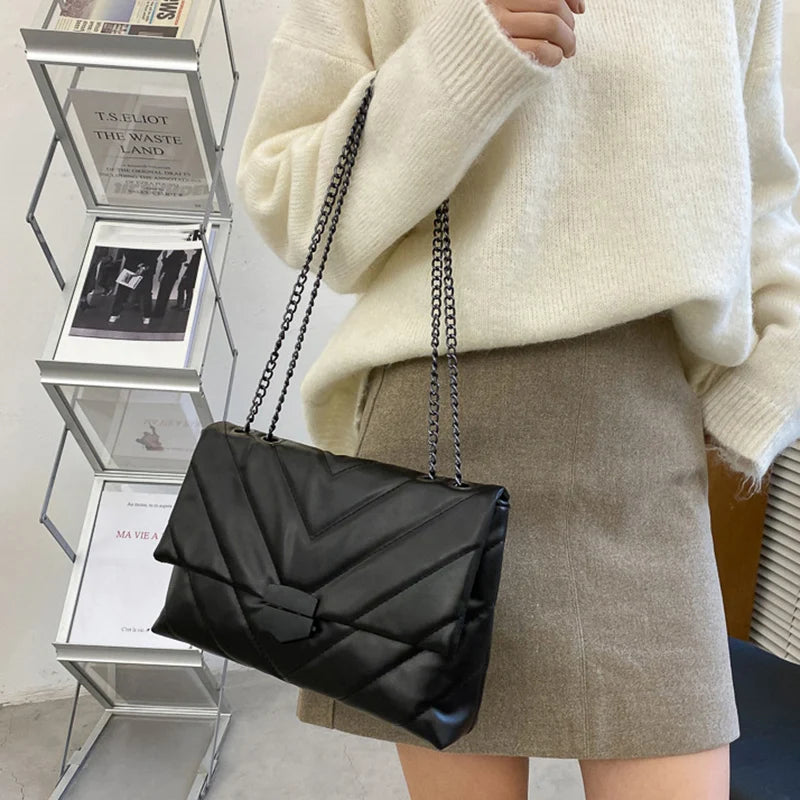 Small PU Leather Crossbody Bag for Women