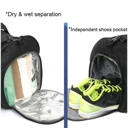 Gym Duffel Bag – Multifunction Sports Bag with Wet/Dry Compartment