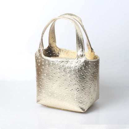 Women S Bag Bucket Bags Female Tote Hand Ladies Designer Luxury Ostrich Leather Shoulder Organizer