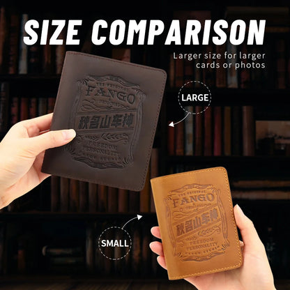 Genuine Leather Driver's License & Card Holder Case