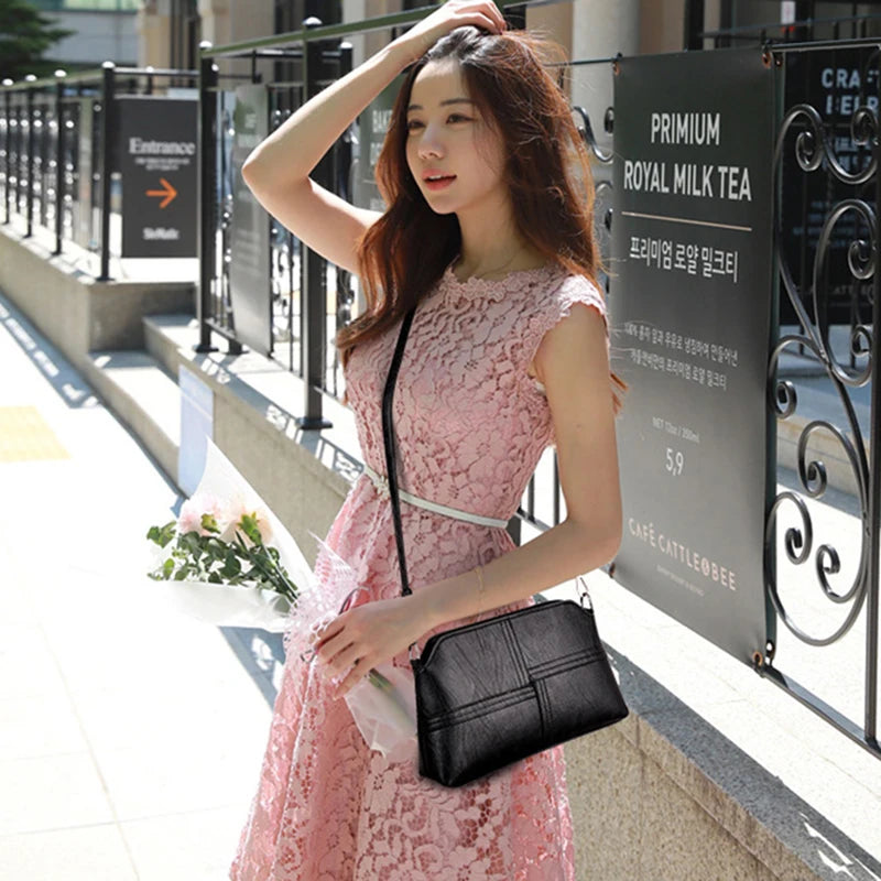 Women's PU Leather Crossbody Shoulder Bag