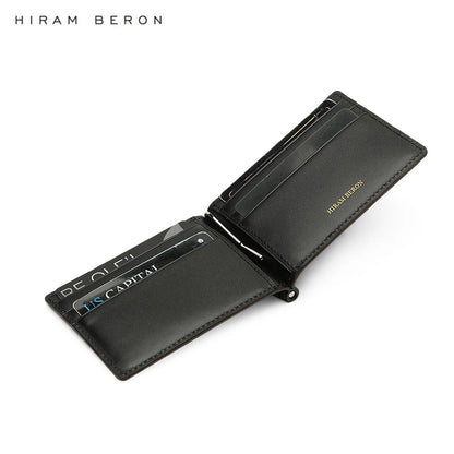 Crocodile Embossed Leather Money Clip Wallet – Men's Slim Card Holder