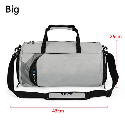 Gym Duffel Bag with Dry Wet Separation & Shoe Compartment