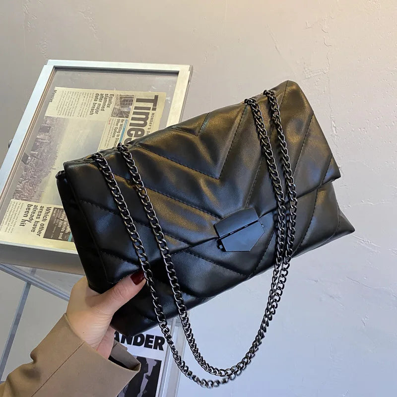Small PU Leather Crossbody Bag for Women