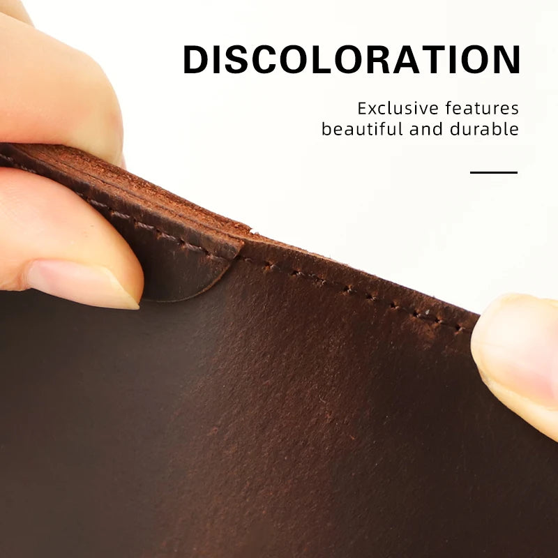 Genuine Leather Driver License Holder for Men