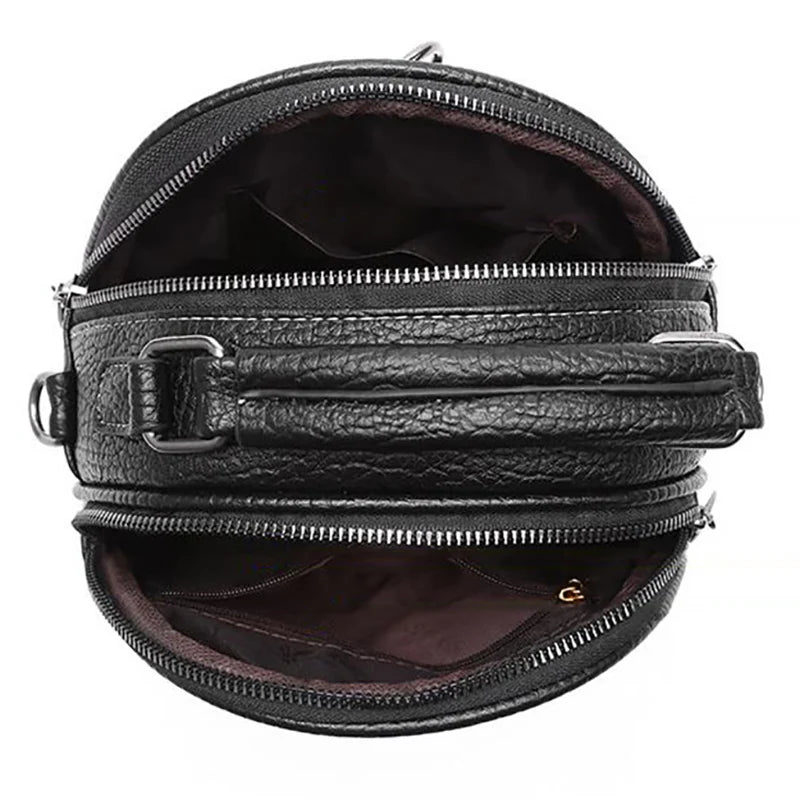 Crossbody Bag for Women – PU Leather Purse with Cat Charm