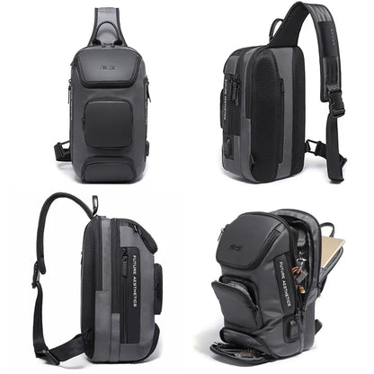 Bange Anti-Theft Crossbody Bag – Waterproof Messenger Shoulder Bag for Men