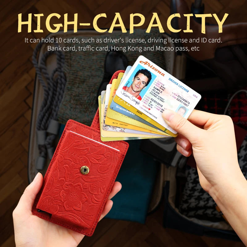 Anti-Theft Aluminum Metal Card Holder Slim Wallet