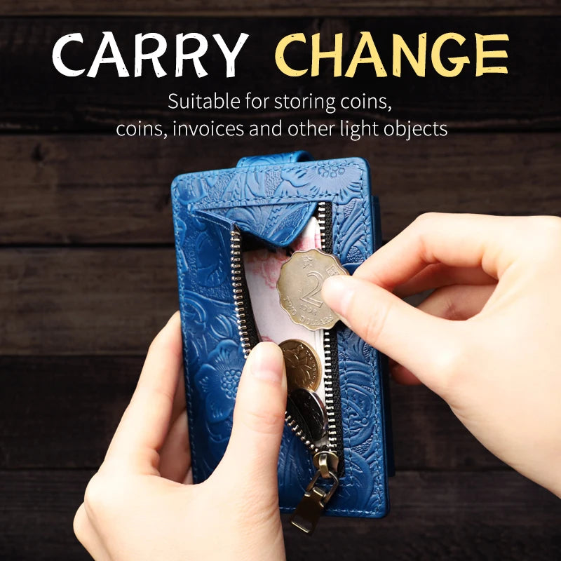 Anti-Theft Aluminum Metal Card Holder Slim Wallet