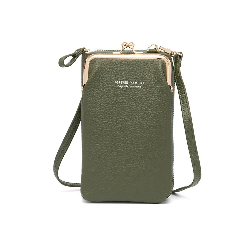 Phone Crossbody Bag for Women – PU Leather Mini Shoulder Purse
