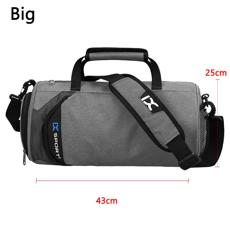Gym Duffel Bag with Dry Wet Separation & Shoe Compartment
