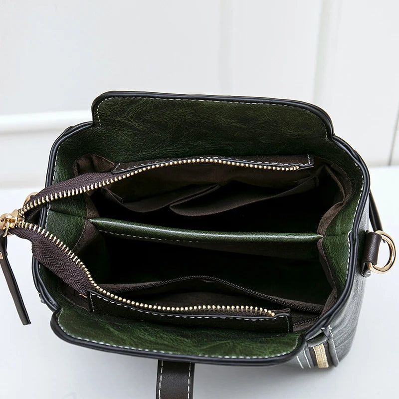 PU Leather Bucket Bag for Women – Small Crossbody Shoulder Handbag