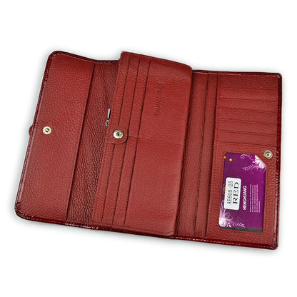 Alligator Pattern Women's Genuine Leather Long Wallet