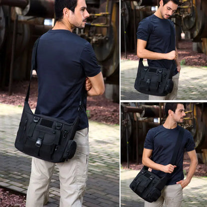 Tactical Shoulder Bag – 14" Laptop MOLLE Messenger Bag for Men