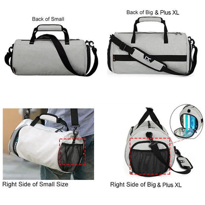 Gym Duffel Bag with Dry Wet Separation & Shoe Compartment