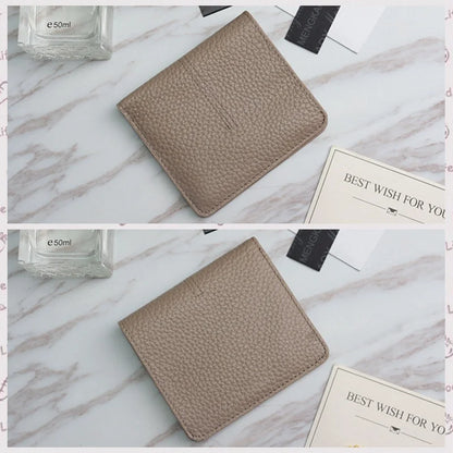Slim Genuine Leather Card Holder Wallet for Women