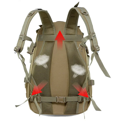 Tactical MOLLE Hiking Backpack – Outdoor Rucksack