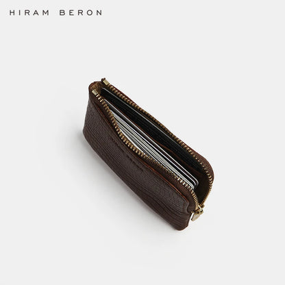 RFID Blocking Slim Coin Wallet – Crocodile Pattern Men's Gift