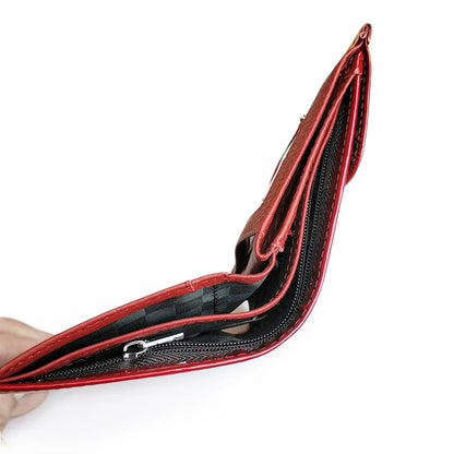 Crocodile Pattern Women's Genuine Leather Mini Wallet