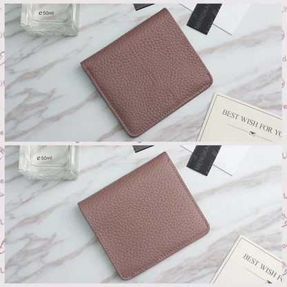 Slim Genuine Leather Card Holder Wallet for Women