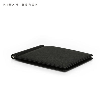 Leather Money Clip Wallet for Men – Hiram Beron Italian Cow Leather