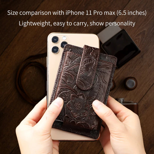 Anti-Theft Aluminum Metal Card Holder Slim Wallet