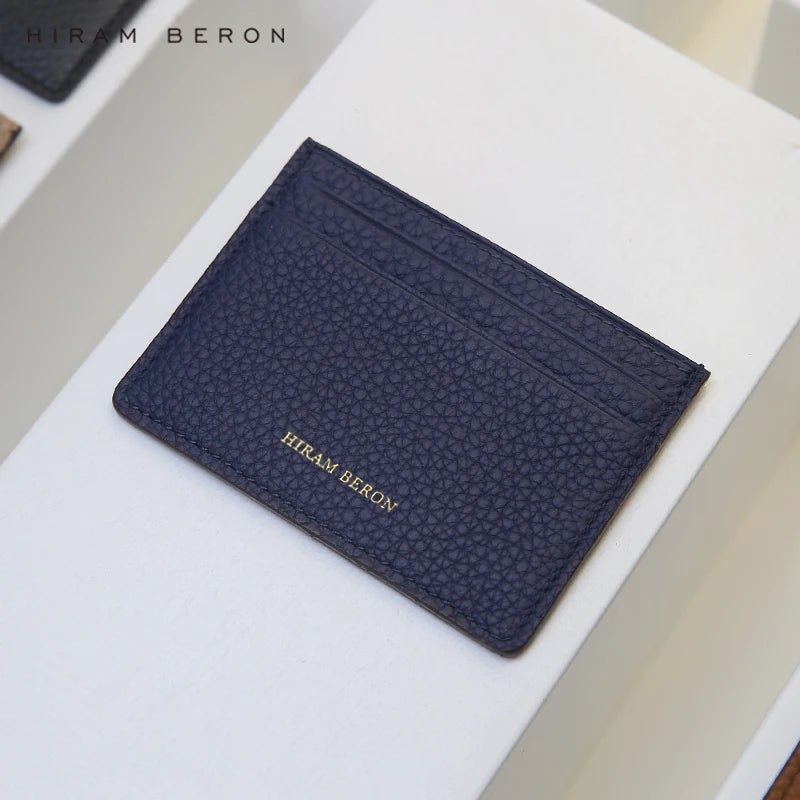 Monogram Pebble Leather Card Holder Wallet – Women & Men
