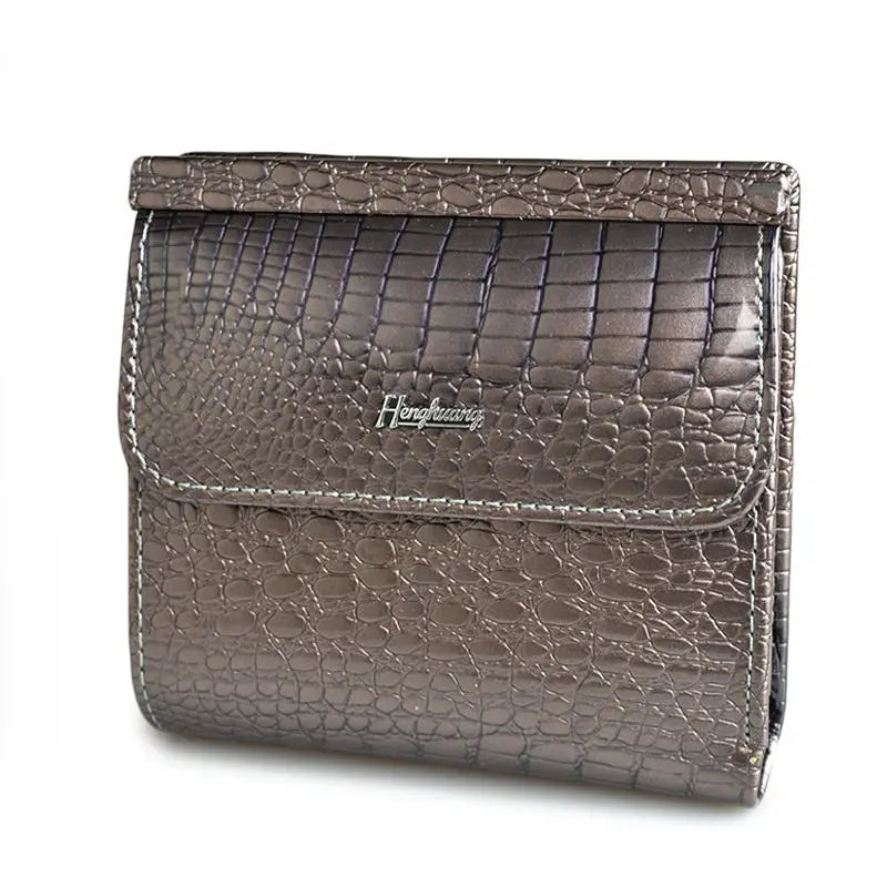 Women's Patent Leather Mini Wallet – Coin & Card Purse