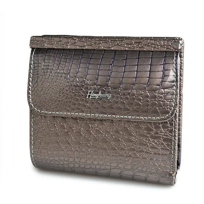 Women's Patent Leather Mini Wallet – Coin & Card Purse