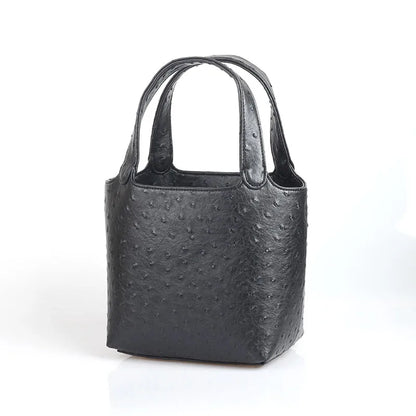 Women S Bag Bucket Bags Female Tote Hand Ladies Designer Luxury Ostrich Leather Shoulder Organizer