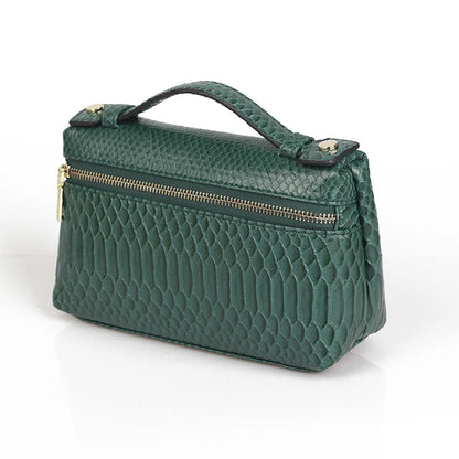 Crocodile Pattern Makeup Bag Large Capacity Women Travel Toiletry Carry Case Classic Organizr