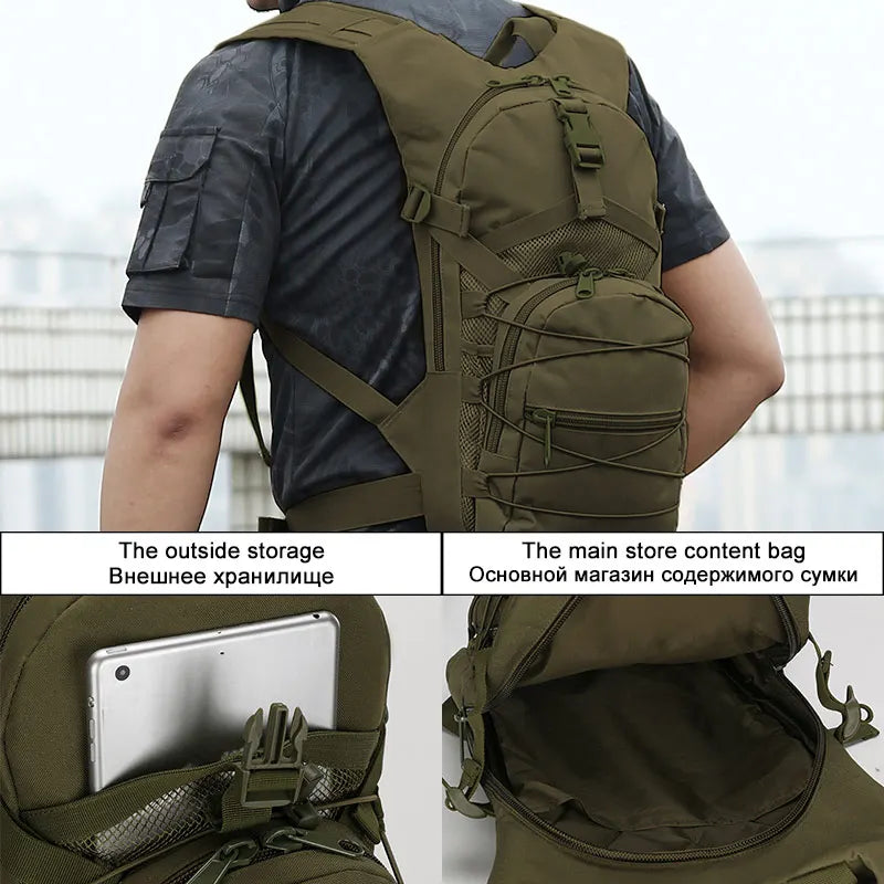 15L MOLLE Tactical Backpack for Cycling, Hiking & Climbing
