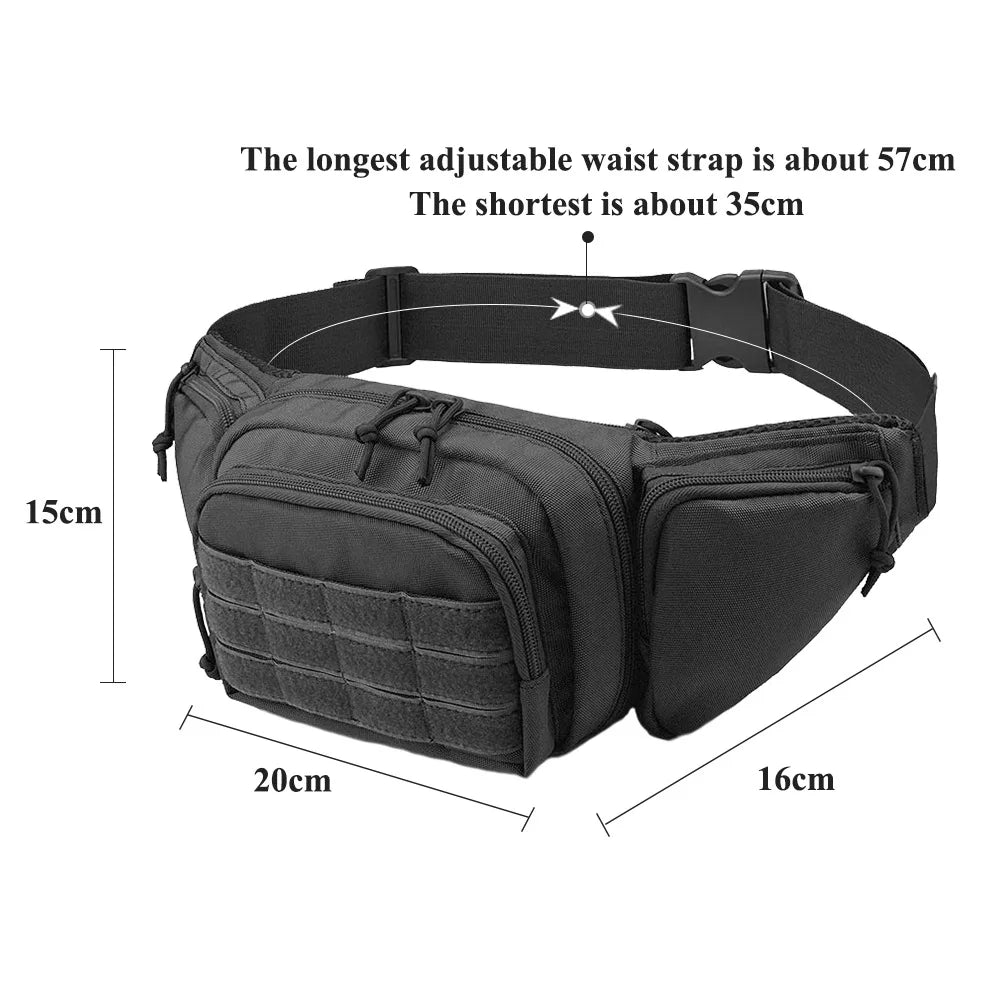 Tactical Waist Bag – Outdoor Sling Fanny Pack