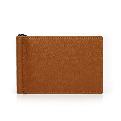 Leather Money Clip Wallet for Men – Hiram Beron Italian Cow Leather