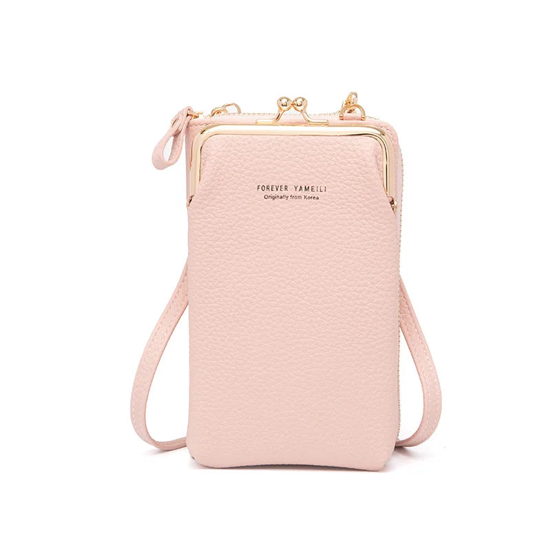 Phone Crossbody Bag for Women – PU Leather Mini Shoulder Purse