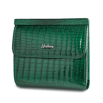 Women's Patent Leather Mini Wallet – Coin & Card Purse