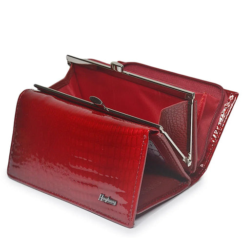 Alligator Pattern Women's Genuine Leather Short Wallet