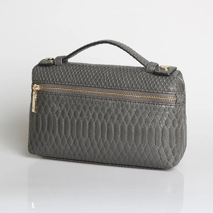Crocodile Pattern Makeup Bag Large Capacity Women Travel Toiletry Carry Case Classic Organizr