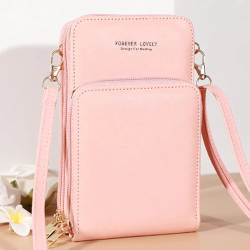 Touchscreen Crossbody Phone Purse for Women – Multifunction Wallet Bag