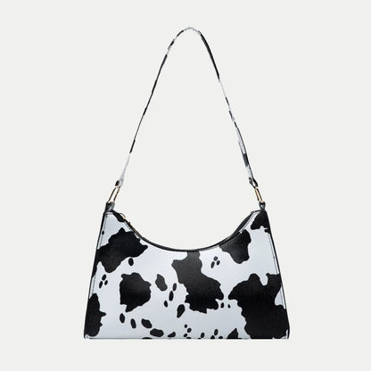 Leopard Print PU Leather Shoulder Bag for Women