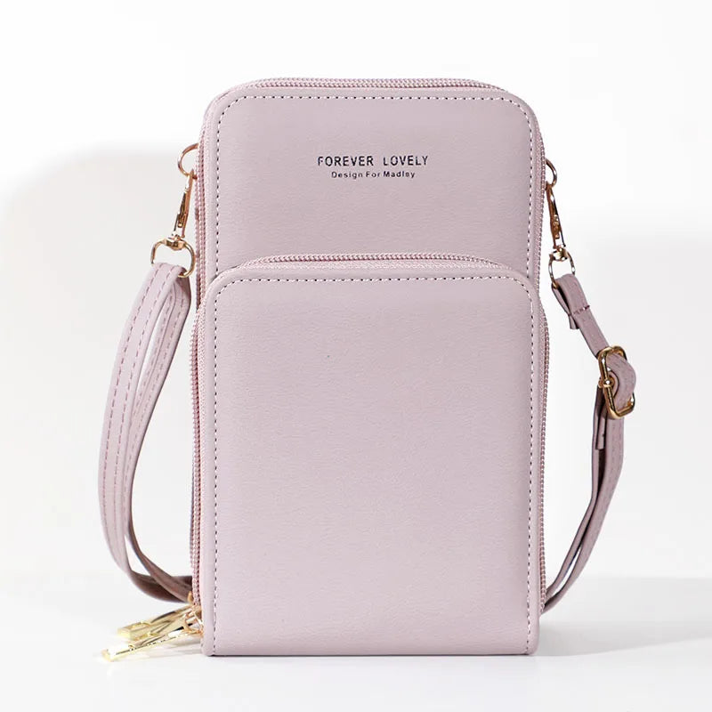 Touchscreen Crossbody Phone Purse for Women – Multifunction Wallet Bag