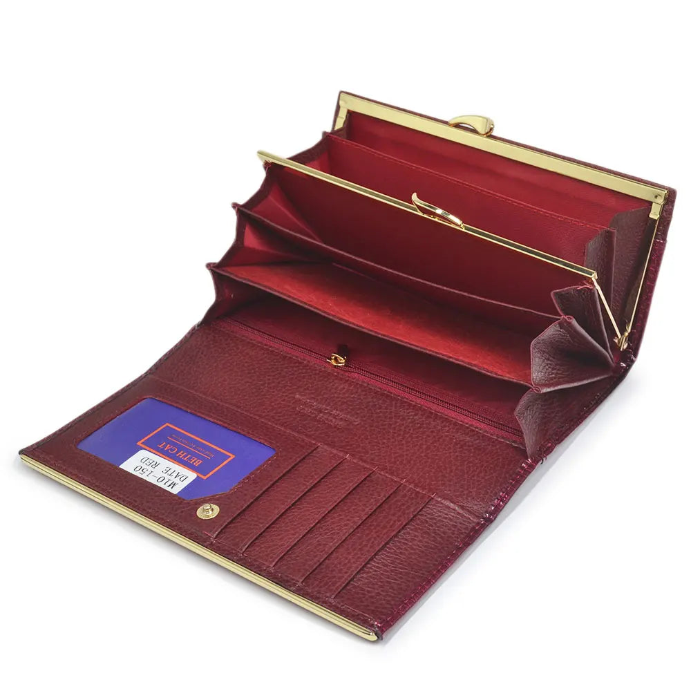 Genuine Leather Alligator Pattern Women's Long Wallet – BETHCAT
