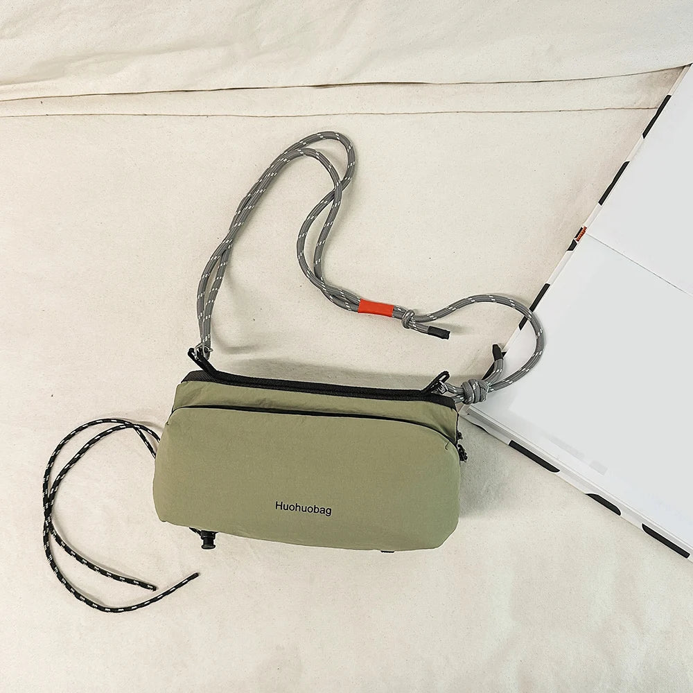 Sports Crossbody Bag – Outdoor Mini Shoulder Bag with Water Bottle Holder