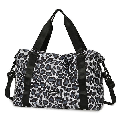 Leopard Print Duffle Bag – Large Gym & Travel Tote